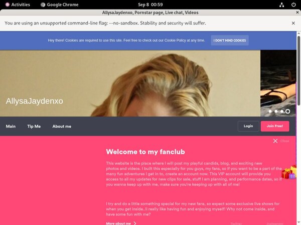 Allysajaydenxo Free Trials