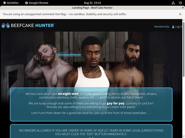 Beefcakehunter Billing Page