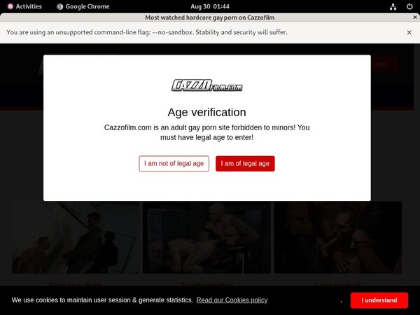 Cazzo.fr Account Online