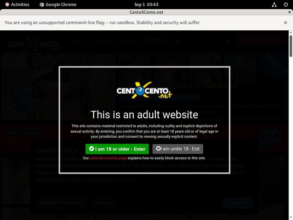 Centoxcento.net Free Logins