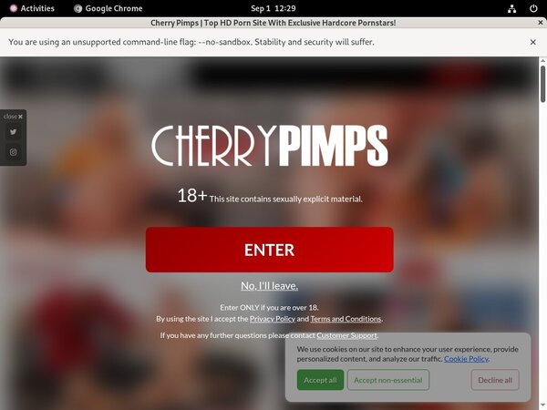 Cherry Pimps Website Password