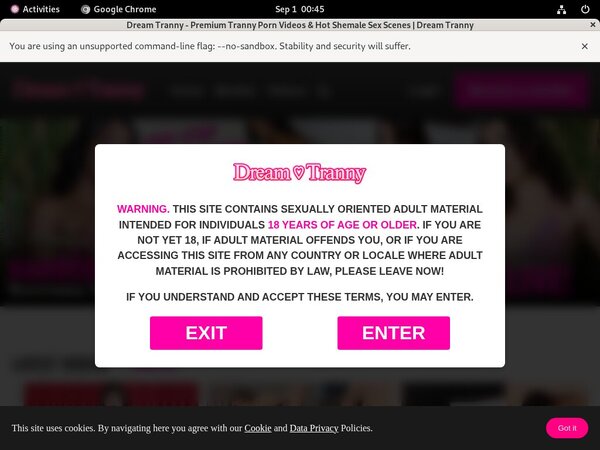 Dream Tranny Join Form