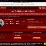 Fetishdiva Gold Lady Trial