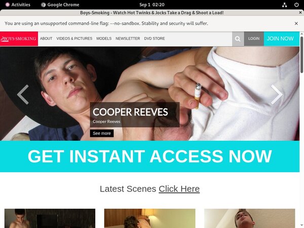 Free Accounts In Boys Smoking