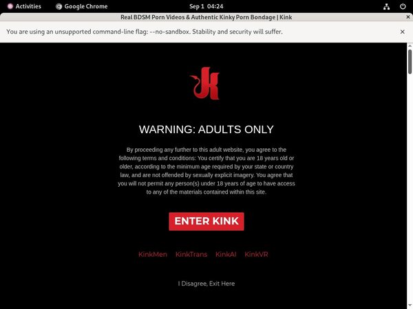 Free Kink Unlimited Code