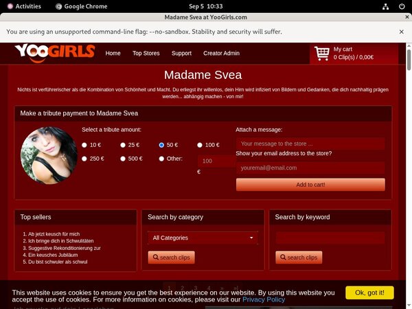 Free Madame Svea Subscription