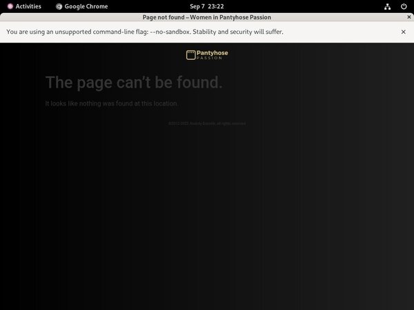 Free Pantyhose Passion Hacked Passwords