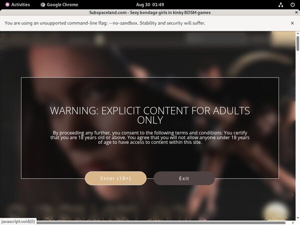 Free Subspaceland.com Membership Account
