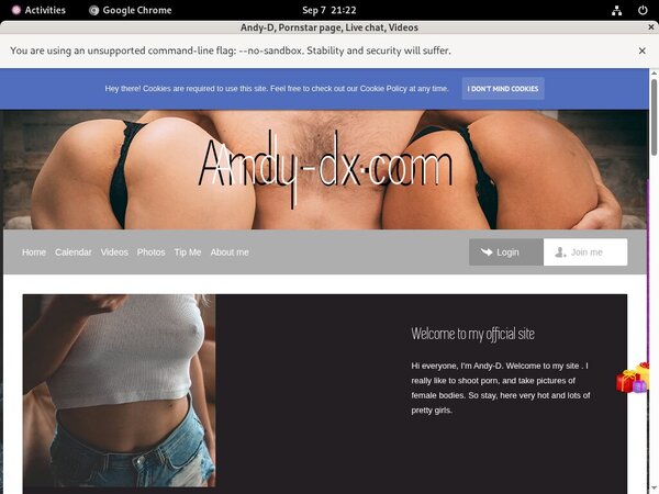 Free Working Andy-d.modelcentro.com Account