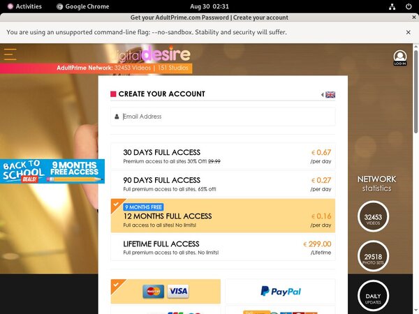 Get A Free Digitaldesire Password
