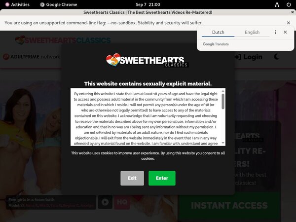 Get Sweetheart Classics Password