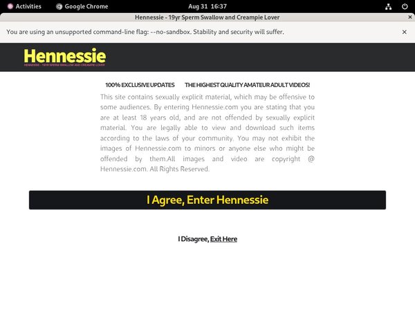 Hennessie With Iphone