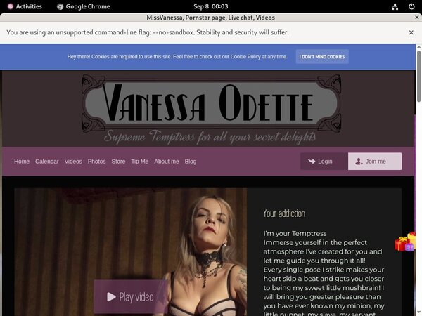 How To Access MissVanessa