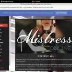 How To Access MistressOnline