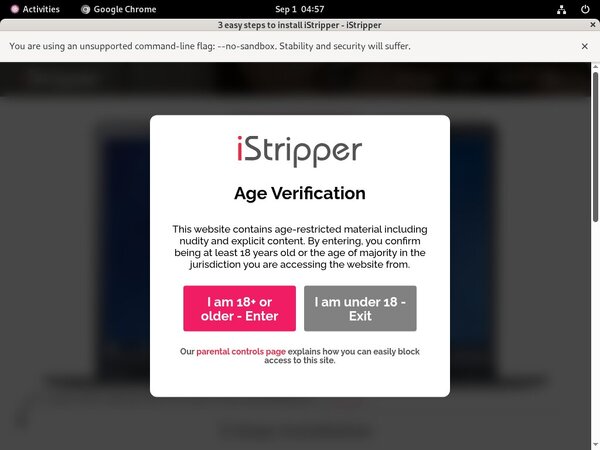 IStripper Login Account