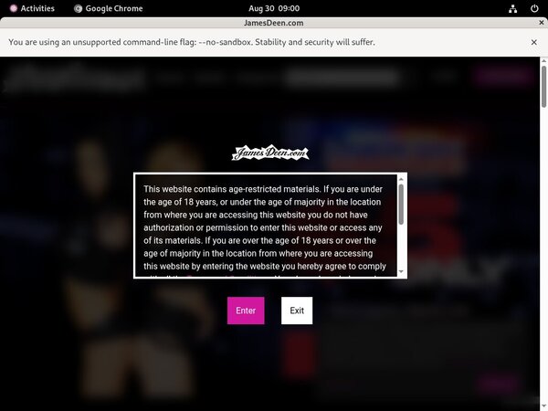 Jamesdeen.com With Maestro Card