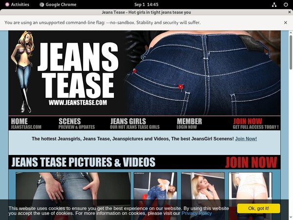 Jeans Tease Preview