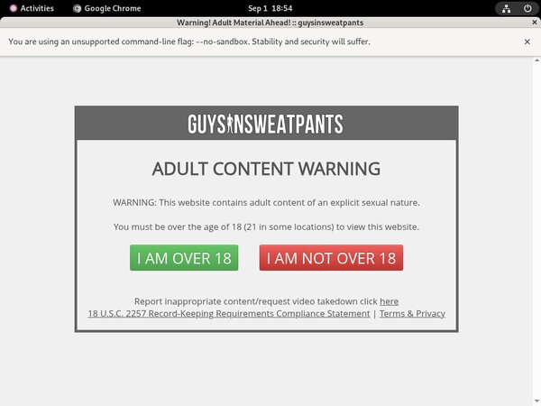 Join Guys In Sweatpants Free
