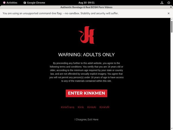 Kink Men Logins Free