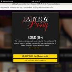 Ladyboy Pussy New Movies