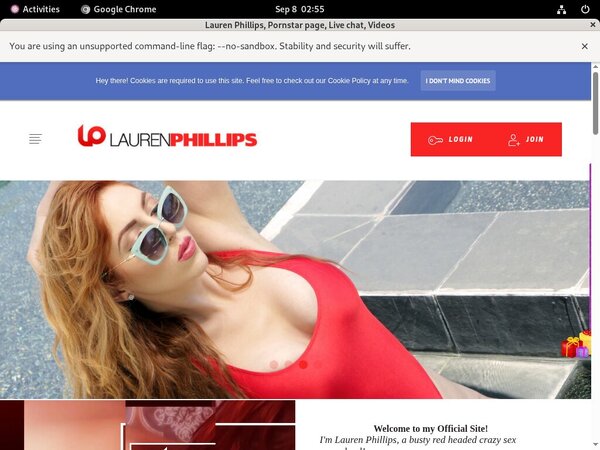 Laurenphillipsxxx.com Login Information