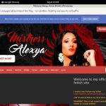 Login Mistress Alexya For Free