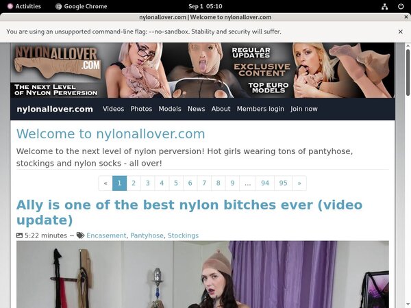 Login To Nylon All Over Free