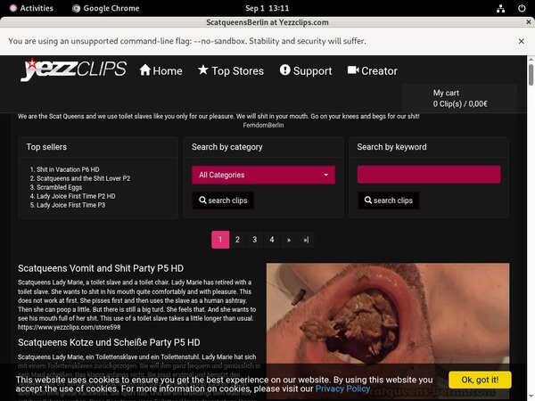 Premium Account Yezzclips.com Free