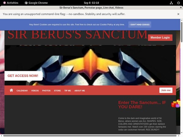 Premium Sir Berus's Sanctum Account Free