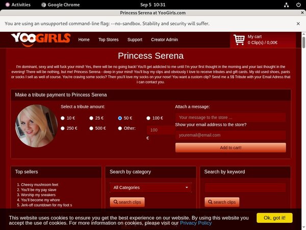 Princess Serena Free