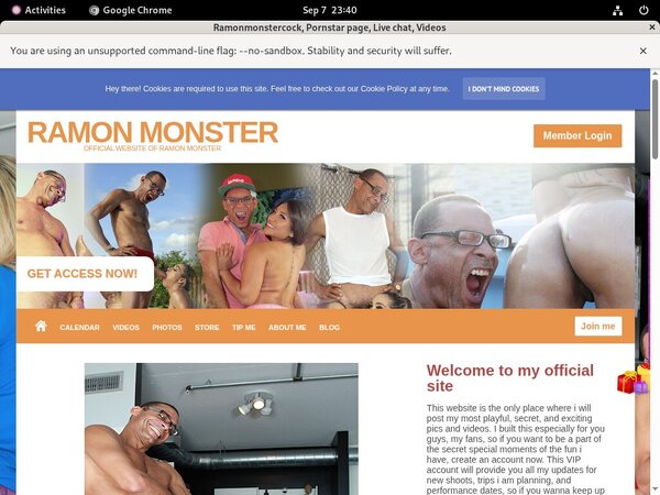 Ramonmonstercock Discount Pass