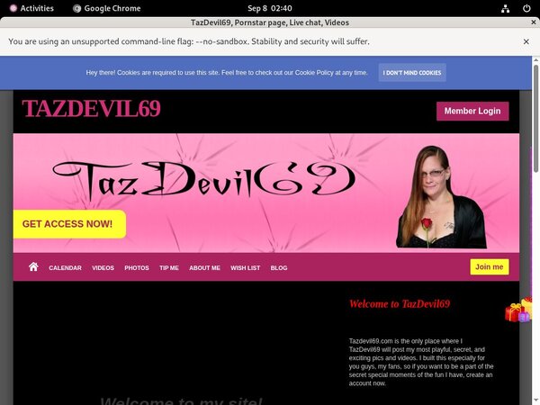 Real TazDevil69 Accounts