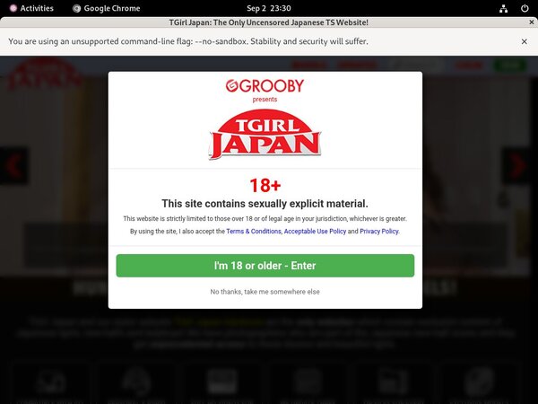 Tgirljapan.com Discount Join Page