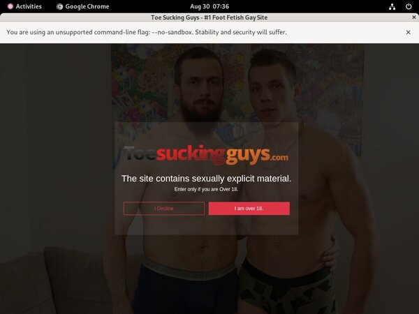 Use Toe Sucking Guys Discount Link