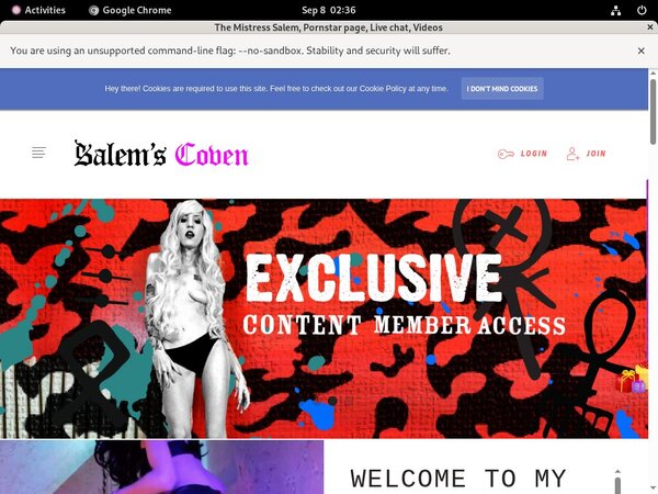 Valid The Mistress Salem Passwords