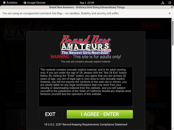 Working Brandnewamateurs Password