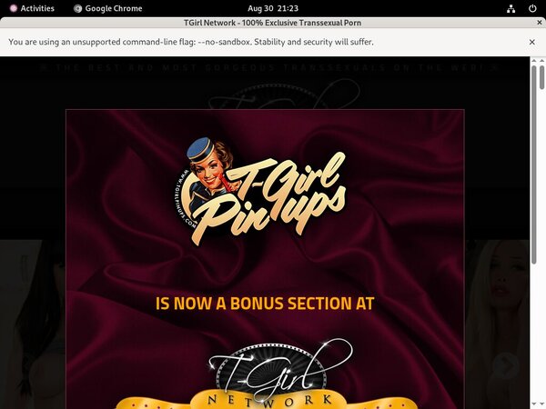 Working TGirl Pinups Password