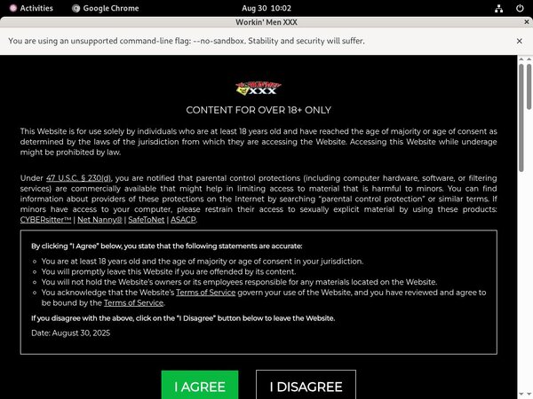Workinmenxxx.com With Master Card
