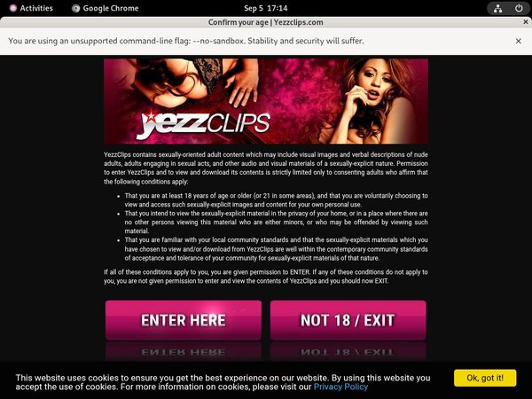 Yezzclips.com Free Acounts