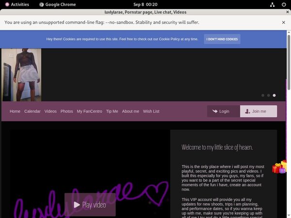 Create Luvlylarae Account