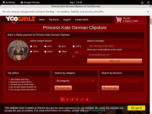 Free Logins For Princess Kate German