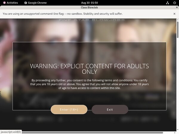 Class-blowjob.com Exit Discount