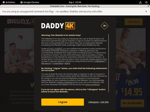 Daddy 4k Account Information